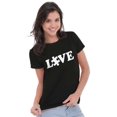 thumbnail image 4 of Love Autism Awareness Puzzle Piece Womens Fitted Plus Size Graphic Tee Brisco Brands 2X, 4 of 5