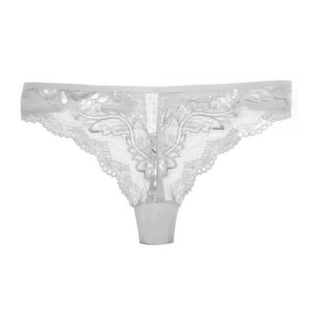 Landzoo Women s Sexy And Casual Solid Color Sexy Lace Thong Bowknot Panties T Back For All Seasons Breathable Flexible Cozy Women Underwear
