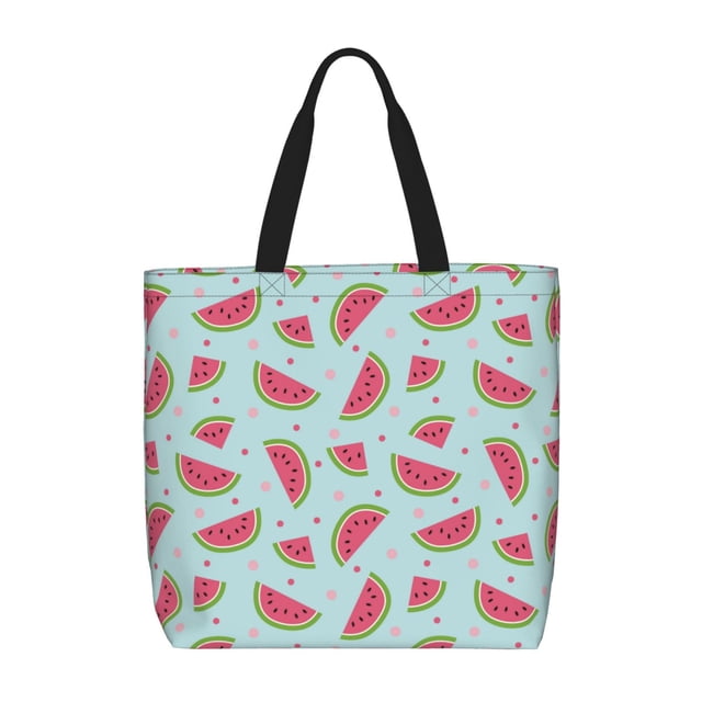 Balery Watermelon Bolsa de Mano para Mujeres con Cremallera, Bolsa de Gimnasio con Compartimentos, Bolsa para Laptop, Bolsa para Trabajo