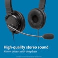 thumbnail image 2 of Kensington USB Casque Hi-Fi W / Micro en Vrac Noir, 2 of 5