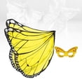 thumbnail image 4 of Disfraz Cosplay Princesa Mariposa Hada Ala Salvador Halloween Amarillo Negro, 4 of 9