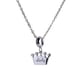 thumbnail image 4 of Charm para Pulsera LuckyLy, Dije de Corona, Acero Inoxidable y Zirconia Cúbica, Modelo Queen plateado UNITALLA, 4 of 8