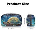 thumbnail image 5 of Turtle Oxford Cloth Waterproof Storage Pouch for Electronic Devices - Hard Drive Cases, Charger Case, Small Travel Case, Cable Organizer Storage - 5.9x9.44x3.14 in, 5 of 6