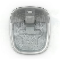 Homedics Bubble Bliss Footbath - Platinum Gray