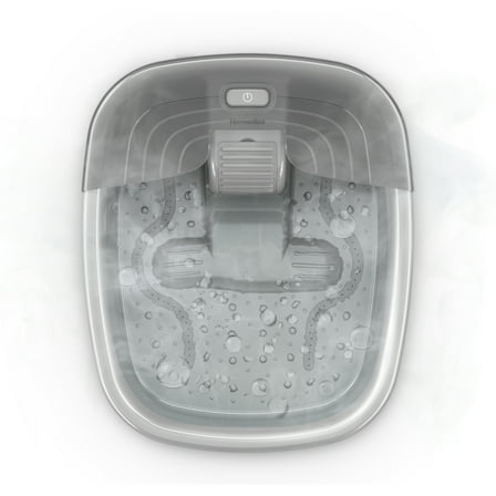 Homedics Bubble Bliss Footbath - Platinum Gray