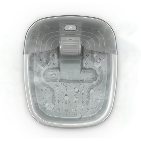 Homedics Bubble Bliss Footbath - Platinum Gray