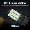 thumbnail image 6 of 4-Pack 3157 3156 LED Bulbs, 64 SMD 6000K White for Reverse/Tail/Brake/Turn Signal Lights - Direct Replacement, Non-Polarity Design, 6 of 13