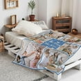 thumbnail image 4 of Custom Blanket with Picture Customized Flannel Throw Blankets, Gifts for Adult Kids Friends for Birthday Anniversary Christmas, Memorial Gift, Photo 3, 4 Sizes, 4 of 6