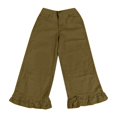thumbnail image 4 of JJHGVB Wide Leg Jeans Wide Leg Jeans for Women Denim Trousers Pants with Pockets Straight Denim Jeans High Waisted Denim Pants Loose Fit Long Casual Pants palazzo pants Vintage Jeans Army Green M, 4 of 5