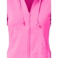thumbnail image 4 of J. METHOD Women's 2 Piece Outfit Casual Basic French Terry Zip Up Hoodie and Sweatpants Sweatsuit Tracksuit Set NEWTS01 Neonpink XL, 4 of 6