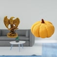 thumbnail image 2 of Escultura Majestuosa Y Almohada De Peluche De Calabaza De Halloween, Obra De Arte Decorativa Para El Hogar, La Oficina, El Dormitorio, El Sofá, Las Estanterías Y El Comedor., 2 of 8