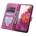 thumbnail image 5 of for Samsung Galaxy S20 FE Wallet Case, Flower Embossed Premium PU Leather Flip Protective Purse Cover with Card Slots Cash Holder and Kickstand for Samsung Galaxy S20 FE (6.5 inch),Rose, 5 of 14