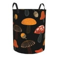 thumbnail image 2 of TEQUAN Waterproof Laundry Hampers, Colourful Modern Mushroom Autumn Pattern Clothes Storage Basket with Handle (S), 2 of 7