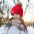 thumbnail image 2 of 1-4 Years Toddler Kids Beanie Warm Knit Cute Hat Winer Kids Hat, 2 of 9