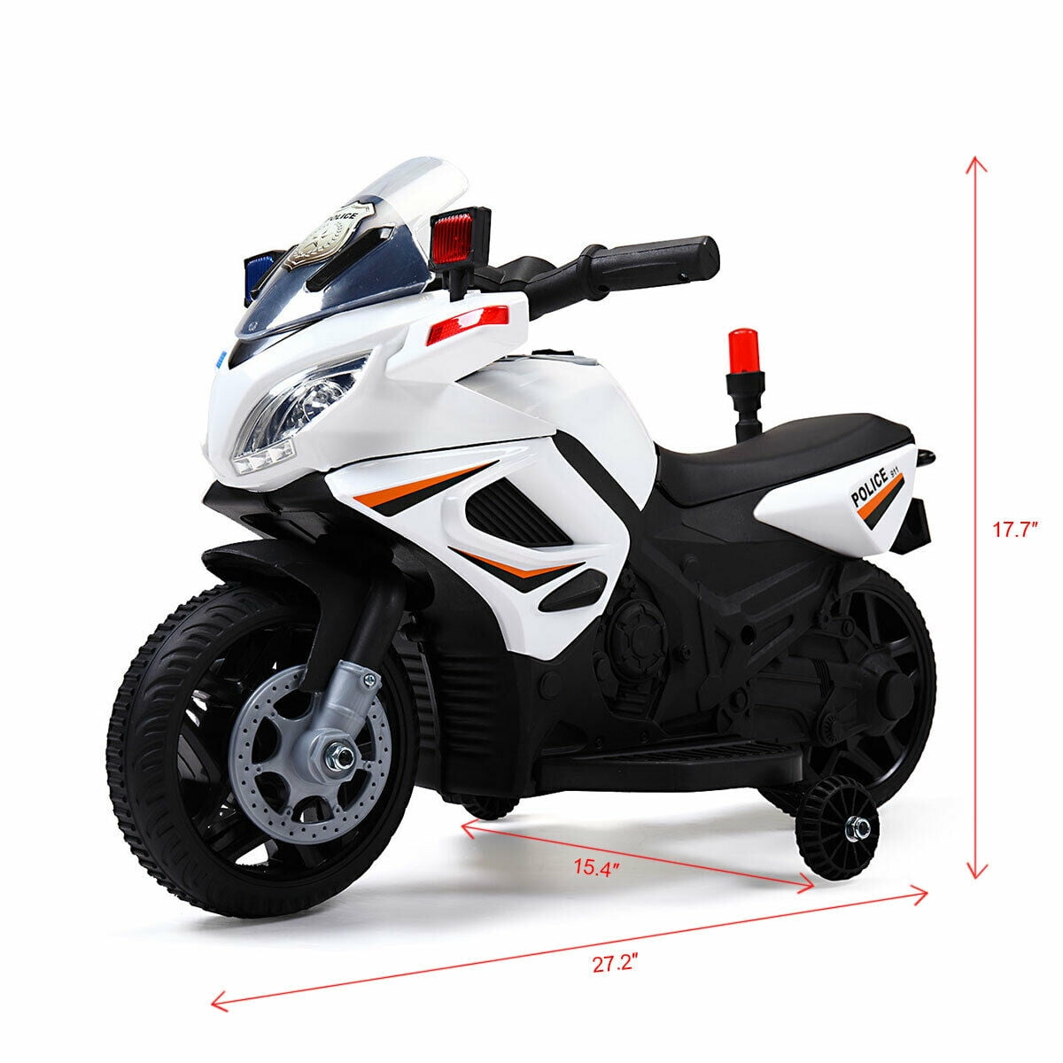 CIPACHO Kids Electric Motorcycle, Kids Ride on Motorcycle,  6V Battery Powered Motorcycle Toy for Children Boys & Girls, Red