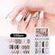 thumbnail image 4 of Seitruly 1 Juego de uñas sin pegamento de longitud media estilo cuadrado prensa mate en envolturas de cobertura completa suministros de salón kit de Juegos de manicura Una Seitruly CE011881-01B, 4 of 6