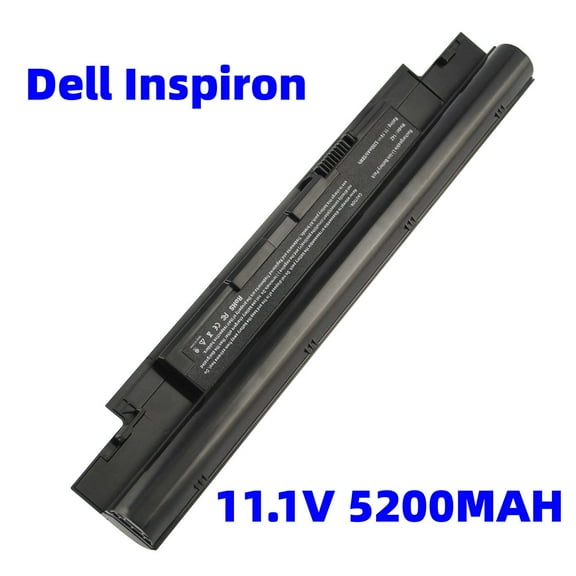 11.1V 5200mAh New Replacement Laptop Battery for DELL 268X5 312-1257 312-1258 H2XW1 JD41Y N2DN5 H7XW1 Inspiron N311z N411z Latitude 3330 Vostro V131 V131D