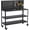 Black 47 in, variant on Heavy Duty Garage Workbench with Pegboard,32" Adjustable Garage Workbench with Tool Organizer,Industrial Metal Work Table with Shelves,Tool Holders and Leveling Feet for Uneven Floors