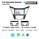 thumbnail image 3 of Radio con Android Auto y Carplay inalámbrico MEKEDE para Hyundai Sonata 6 YF 2009-2014, unidad de navegación GPS, reproductor multimedia para automóvil, BT, 3 of 5