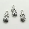 thumbnail image 2 of U8MO 8/20/50pcs Pineapple Antique Silver Charms Pendants for Jewelry Making 20*9mm-20pcs, 2 of 4