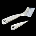 NGHnuifg 2 In 1 Multipurpose Window Track Cleaning Brush Keyboard Dust