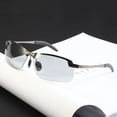 thumbnail image 2 of Polarized Day And Night Vision Glasses Metal Frame Resin Lenses For Driving And Fishing Sunglasses Black UV400, 2 of 4