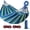 Blue Green, variant on Camping Hammock Upgraded 320G Thickened Durable Canvas Single Hammock, 550LB Load with Anti-Roll Balance Beam & Metal Knot Tree Straps for Outdoor Patio Backyard