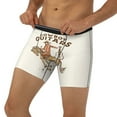 thumbnail image 2 of Mens Extended Length Boxer Briefs - Cowboy Rodeo Guitar Underwear Boxer Briefs with Elastic Band, 2 of 5