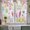 Multicolor, variant on Happy Easter Kitchen Curtains 54 Inch Length, Spring Farmhouse Bunny Eggs Flower Beige Tiers Curtains for Bathroom Bedroom Cafe, Light Filtering Small Window Treatment Short Drapes 2 Panels 42"Wx54"L