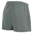 thumbnail image 5 of Women's WEAR by Erin Andrews Green New York Jets Washed Fleece Long Sleeve T-Shirt & Shorts Lounge Set, 5 of 6