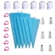 thumbnail image 1 of Monstrate Juego de 24 Uds. De bolsas para manga pastelera, puntas de decoración, acoplador de bolsas, lazos para bolsas de pasteles, lazos para Herramientas y accesorios para hornear, 1 of 6