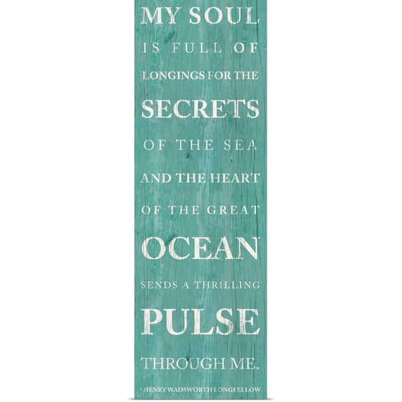 Great BIG Canvas | Rolled SD Graphics Studio Poster Print entitled Secrets of the Sea