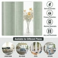 thumbnail image 6 of Linen Sheer Curtain Panels 63 Inch Length, 2 Panels Set, Light Filtering Semi-Sheer Living Room Bedroom Curtains in Silver Grey,132X160cm, 6 of 7