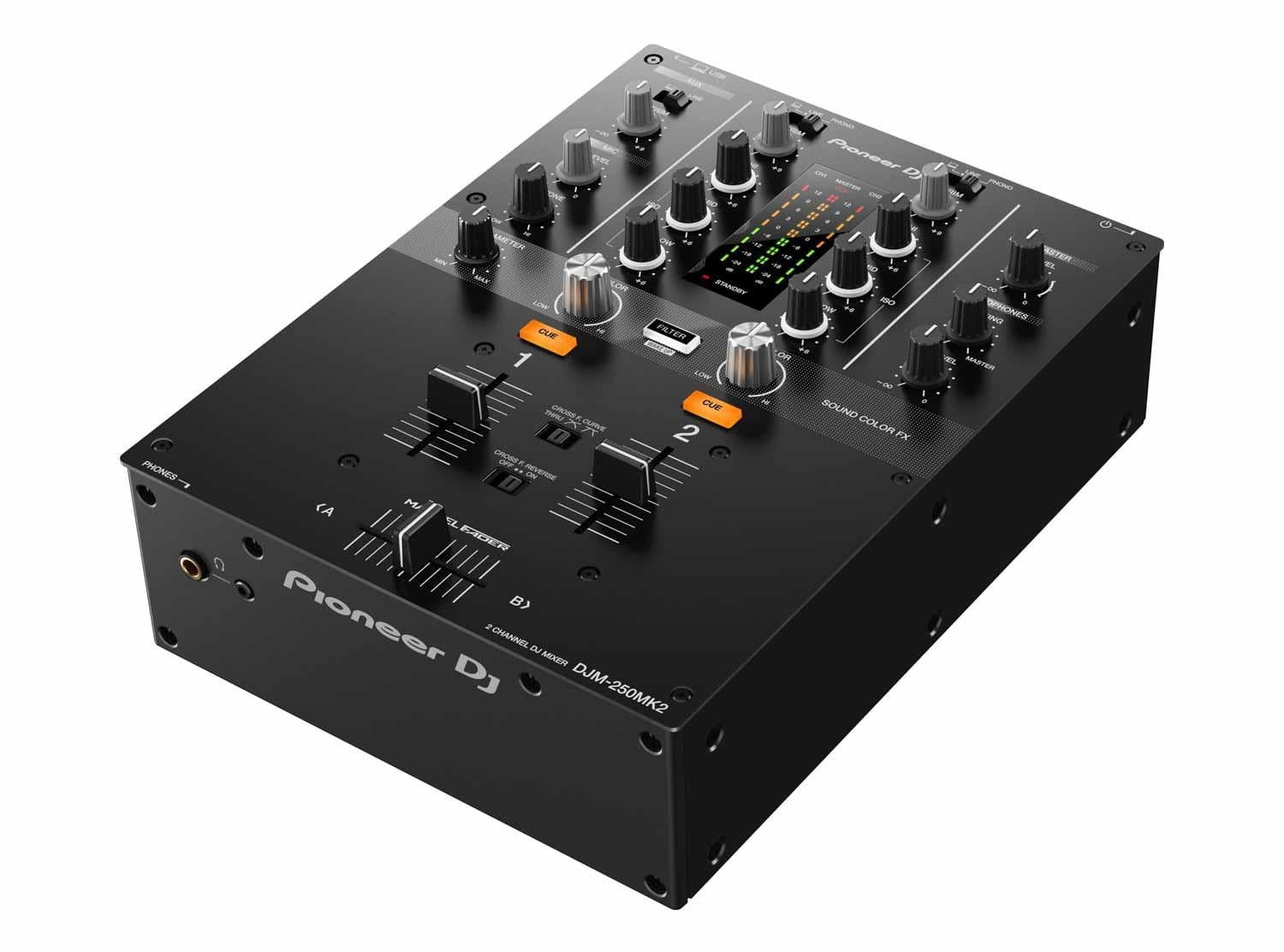 Pioneer DJ DJM-250MK2 2-Channel DJ Mixer With rekordbox