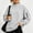 Gray # Sweatshirts, variant on Vetsdori Women's Long Sleeve Sweatshirts Sports Zipper Pockets Pullover Winter Tops Mock Neck Casual,Solid Color Sweatshirts for Women Style,Beige,Size:L