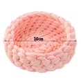 thumbnail image 2 of Lits pour Chats d'Intérieur Chiens, Lit pour Chaton Chiot Chaton Rond Doux Polyester Coton Coussins pour Animaux Lits Lavables, 2 of 5