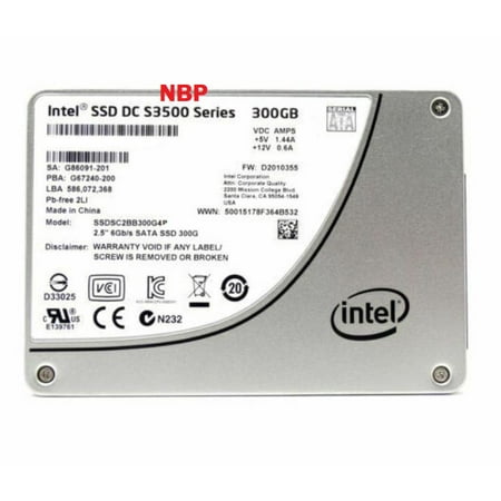Genuine Intel S3500 Series 300GB 7mm 2.5" 6Gbps SSD Drive SSDSC2BB300G4P