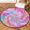 Multicolour 3, variant on CURLYOOT Round Rug 3ft Transport Car Area Rug, Washable Circle Mat Non Slip Floor Carpet Mat, Soft Indoor Rugs for Entryway Living Room Dining Room Bedroom