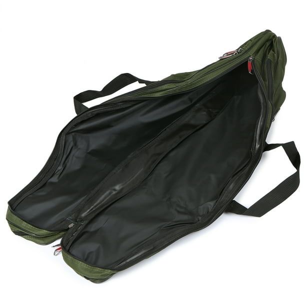 Lixada 3 Layers Fishing Pole Bag Portable Folding Rod Carry Case Fishing Reel Tackle Storage Bag Case Other 90cm