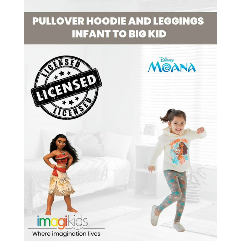 Disney Moana Toddler Girls Pullover Hoodie And Leggings Outfit Set