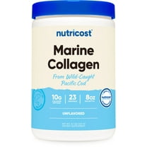Nutricost Marine Collagen Powder Wild Caught Fish (Unflavored) (8 oz) - 23 Servings, 10 G Protein Per Serving, Alaskan Wild-Caught