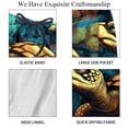 thumbnail image 4 of luoweisi Men's Beach Shorts Quick Dry Swim Trunks with Mesh Lining Sea Turtle L, 4 of 5