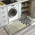 thumbnail image 3 of Gray Floral and Petal Pattern Kitchen Rug Mat,Kitchen Runner Rugs Non Skid Washable,Decorative Kitchen Floor Mats for Kitchen,Sink,Laundry,17"x47.2", 3 of 7