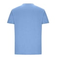 thumbnail image 2 of Vornjynx Boys Short Sleeve T-Shirt Crew Neck with Pocket Short Sleeve Casual Summer Comfort Tee Blue Size 4, 2 of 8