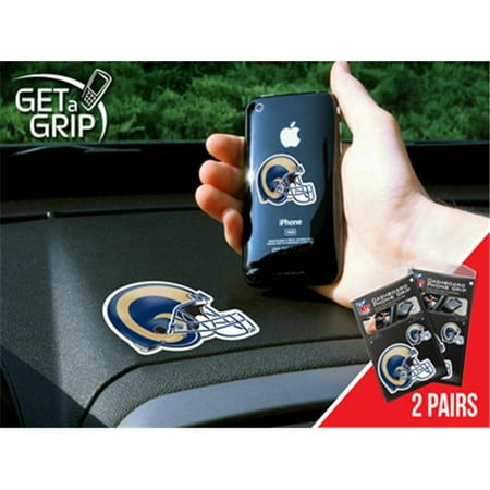 Fanmats 13109 NFL - small 1.5 in. - large 3 in. - NFL - St Louis Rams Get a Grip 2 Pack