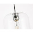 thumbnail image 4 of Living District Collier 3 Light Chrome And Clear Glass Pendant, 4 of 14