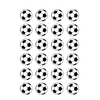 30 x Soccerball Themed Edible Cupcake Toppers | Uncut on Wafer Sheet- Qty 30-1.5” each