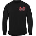 thumbnail image 2 of Absolute Volunteer Firefighter 100% Cotton Black Long Sleeves T-Shirt 4X-Large, 2 of 2