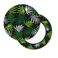 thumbnail image 2 of Naloa Tropical Leaves1 Round Bar Stool Cushion Cover 12-14 inch, Fits Kitchen, Office, Restaurant Chairs - 14 inch, 2 of 7