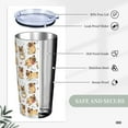thumbnail image 3 of Pug Tumbler Pug Gift for Pug Lovers, Dog Cup with Lid and Straw, 20 Oz Stainless Steel Insulated Bottle Coffee Mug, 3 of 6